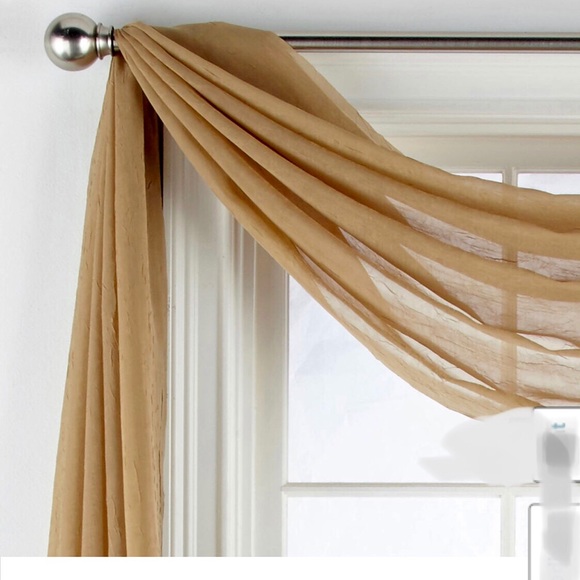 New Window Scarf Drapery - Picture 2 of 7